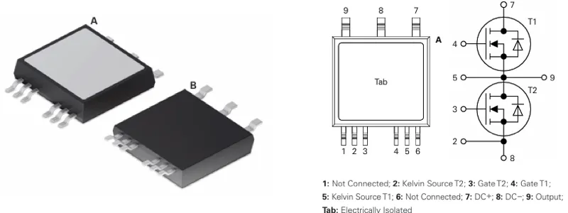 图8 半桥配置中的功率SiC MOSFET MCL10P1200LB系列.png